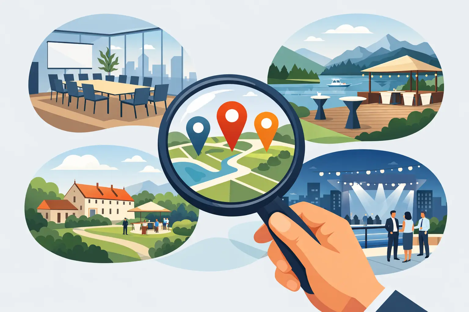 Beste Locations für Firmenevents wählen