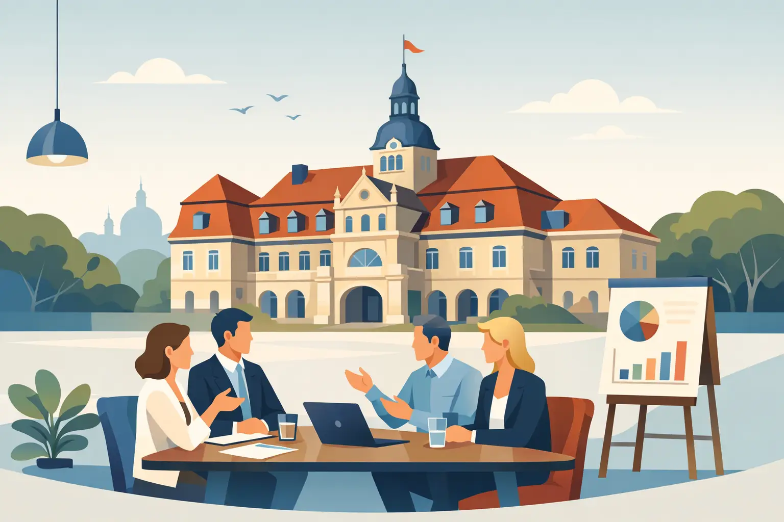 Die Meetinglocation mit historischem Flair