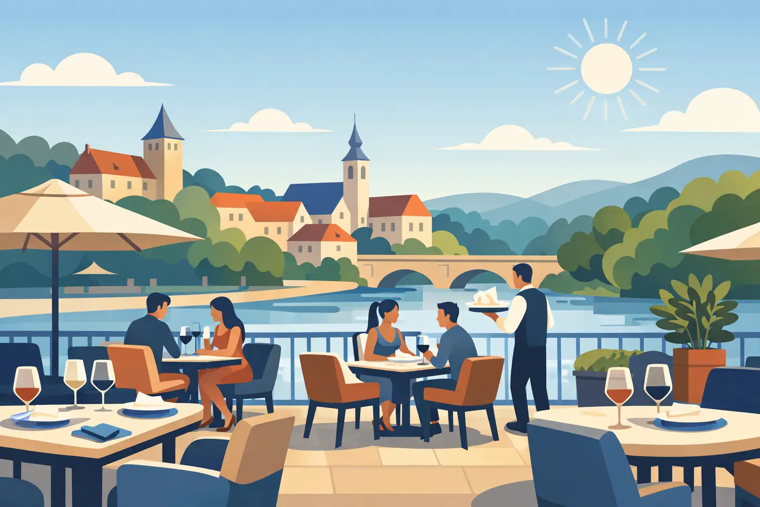 Restaurant mit Terrasse Ettlingen wählen
