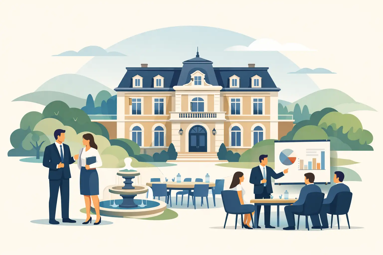 Historische Villa für Tagungen richtig nutzen