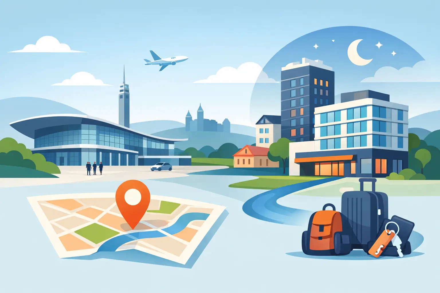 Wo übernachten bei Messe Karlsruhe? Die beste Lage