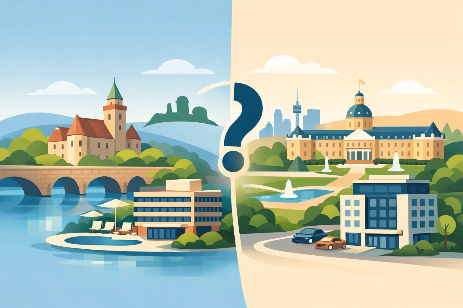 Hotel in Ettlingen oder Karlsruhe - was passt?