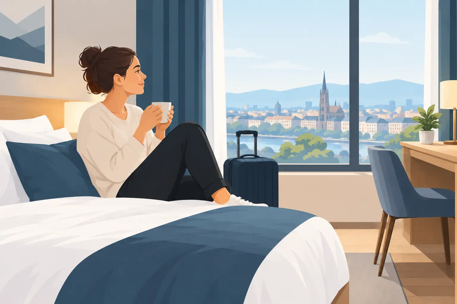 Komfortables Hotel für Alleinreisende finden