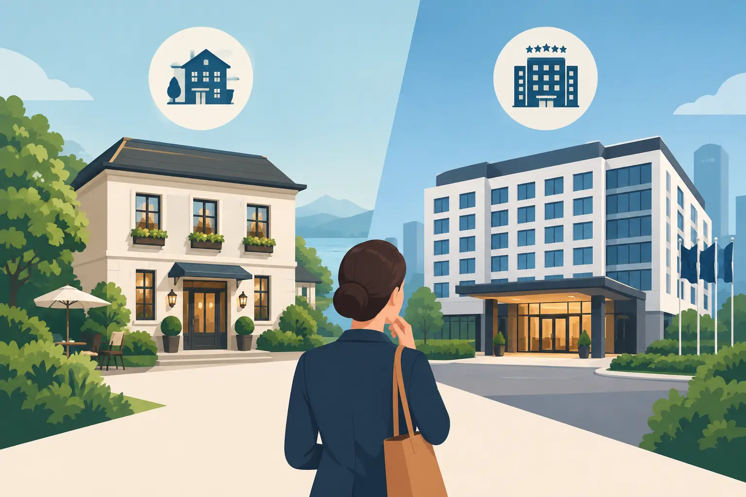 Privathotel versus Kettenhotel - was passt besser?